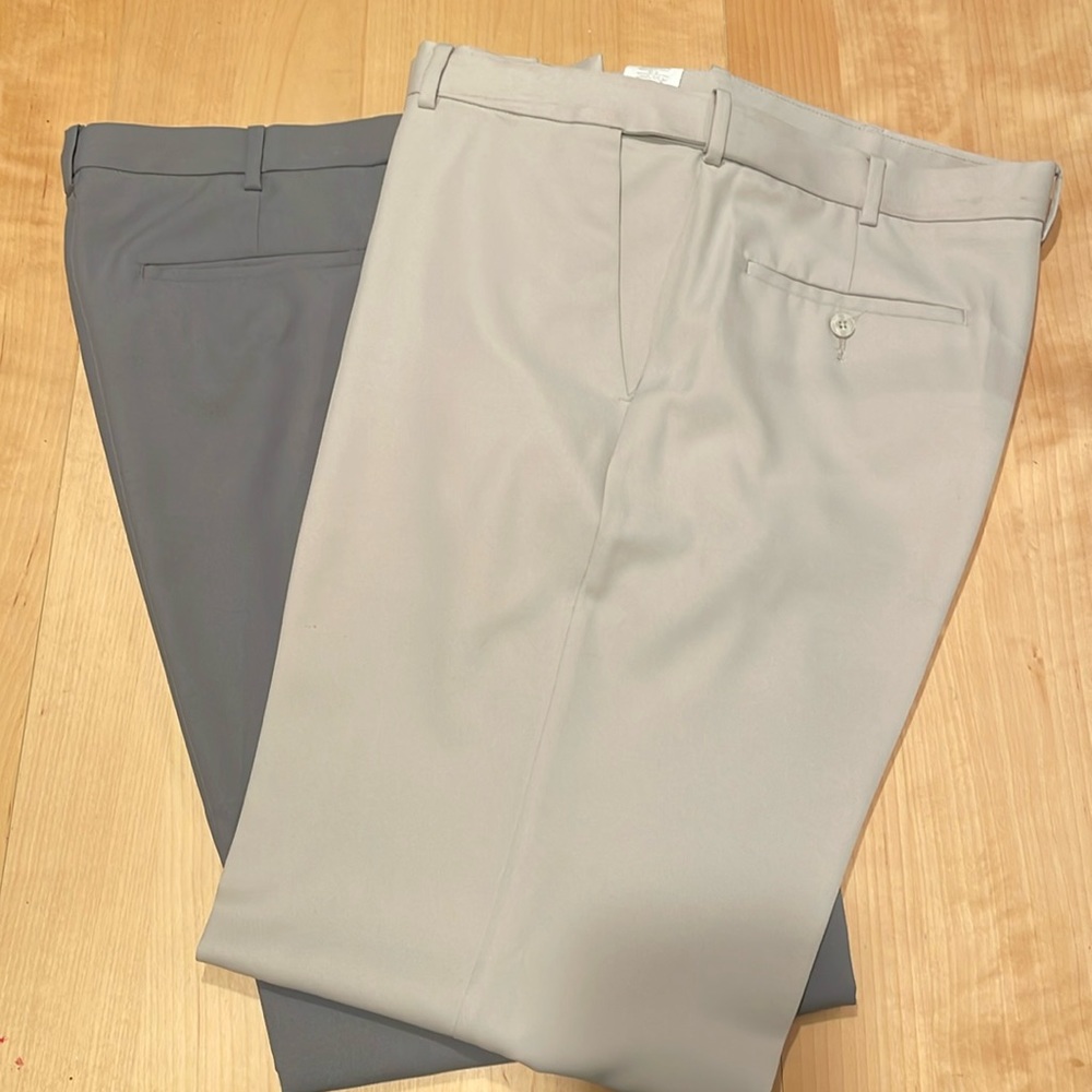 PGA Tour 2 Golf (or dress) pants Bundle 36x32 Preowned